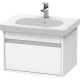 Тумба белый матовый 60 см Duravit Ketho KT667001818