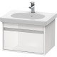 Тумба белый глянец 60 см Duravit Ketho KT667002222