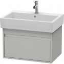 Тумба бетонно-серый матовый 65 см Duravit Ketho KT668400707 Тумба бетонно-серый матовый 65 см Duravit Ketho KT668400707