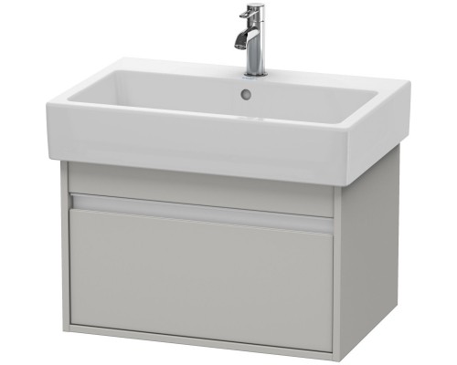 Тумба бетонно-серый матовый 65 см Duravit Ketho KT668400707