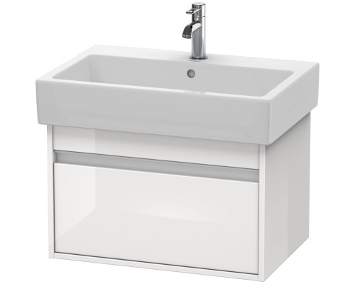 Тумба белый глянец 65 см Duravit Ketho KT668402222