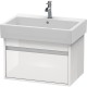 Тумба белый глянец 65 см Duravit Ketho KT668402222