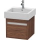 Тумба темный орех 45 см Duravit Ketho KT668502121