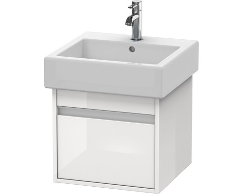 Тумба белый глянец 45 см Duravit Ketho KT668502222