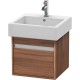 Тумба орех 45 см Duravit Ketho KT668507979