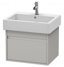 Тумба бетонно-серый матовый 55 см Duravit Ketho KT668600707