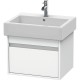 Тумба белый матовый 55 см Duravit Ketho KT668601818