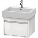 Тумба белый глянец 55 см Duravit Ketho KT668602222 Тумба белый глянец 55 см Duravit Ketho KT668602222