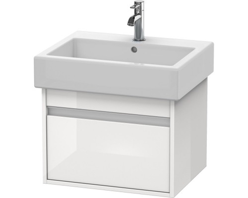 Тумба белый глянец 55 см Duravit Ketho KT668602222