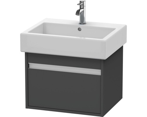 Тумба графит матовый 55 см Duravit Ketho KT668604949