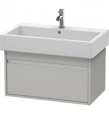 Тумба бетонно-серый матовый 75 см Duravit Ketho KT668700707