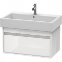 Тумба белый глянец 75 см Duravit Ketho KT668702222 Тумба белый глянец 75 см Duravit Ketho KT668702222