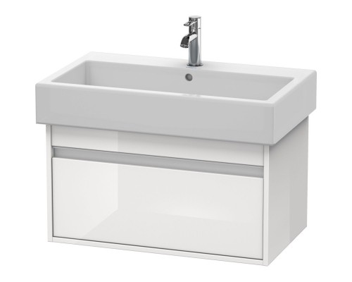 Тумба белый глянец 75 см Duravit Ketho KT668702222