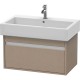 Тумба лен 75 см Duravit Ketho KT668707575