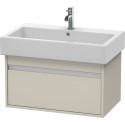 Тумба тауп матовый 75 см Duravit Ketho KT668709191 Тумба тауп матовый 75 см Duravit Ketho KT668709191