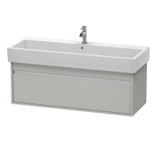 Тумба бетонно-серый матовый 115 см Duravit Ketho KT668900707