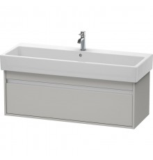 Тумба бетонно-серый матовый 115 см Duravit Ketho KT668900707