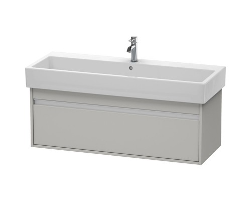 Тумба бетонно-серый матовый 115 см Duravit Ketho KT668900707