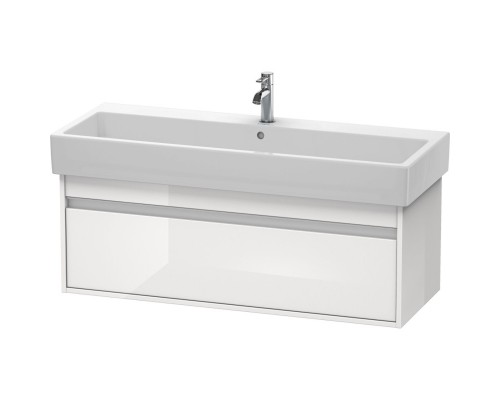 Тумба белый глянец 115 см Duravit Ketho KT668902222