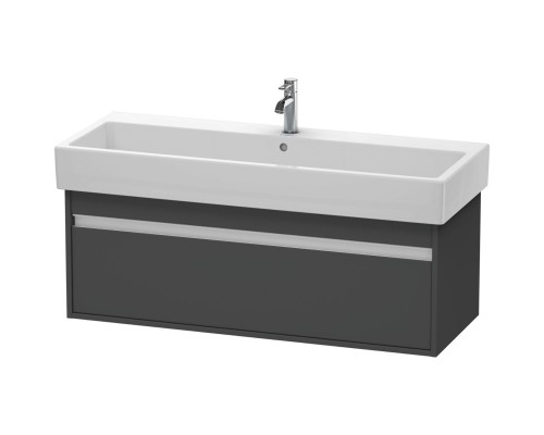 Тумба графит матовый 115 см Duravit Ketho KT668904949