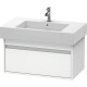 Тумба белый матовый 80 см Duravit Ketho KT669001818