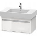 Тумба белый глянец 80 см Duravit Ketho KT669002222 Тумба белый глянец 80 см Duravit Ketho KT669002222