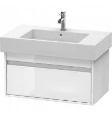 Тумба белый глянец 80 см Duravit Ketho KT669002222