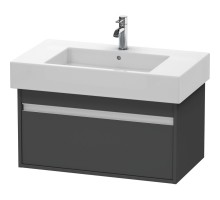 Тумба графит матовый 80 см Duravit Ketho KT669004949