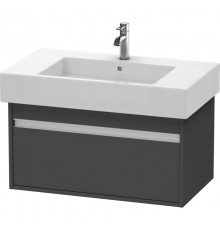 Тумба графит матовый 80 см Duravit Ketho KT669004949