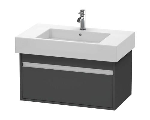 Тумба графит матовый 80 см Duravit Ketho KT669004949