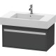 Тумба графит матовый 80 см Duravit Ketho KT669004949