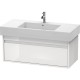 Тумба белый глянец 100 см Duravit Ketho KT669102222