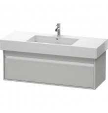 Тумба бетонно-серый матовый 120 см Duravit Ketho KT669200707