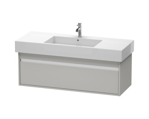 Тумба бетонно-серый матовый 120 см Duravit Ketho KT669200707