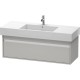 Тумба бетонно-серый матовый 120 см Duravit Ketho KT669200707