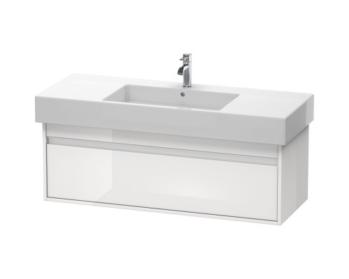 Тумба белый глянец 120 см Duravit Ketho KT669202222