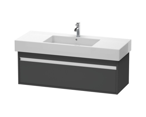 Тумба графит матовый 120 см Duravit Ketho KT669204949