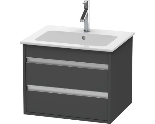 Тумба графит матовый 60 см Duravit Ketho KT642804949