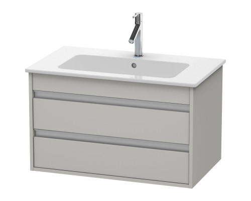 Тумба бетонно-серый матовый 80 см Duravit Ketho KT642900707