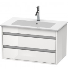 Тумба белый глянец 80 см Duravit Ketho KT642902222