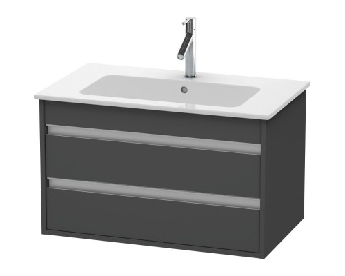 Тумба графит матовый 80 см Duravit Ketho KT642904949