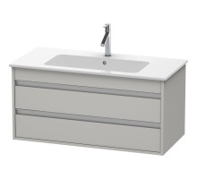 Тумба бетонно-серый матовый 100 см Duravit Ketho KT643000707