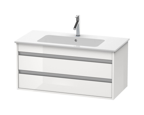 Тумба белый глянец 100 см Duravit Ketho KT643002222