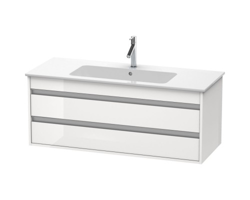 Тумба белый глянец 120 см Duravit Ketho KT643102222