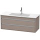 Тумба базальт матовый 120 см Duravit Ketho KT643104343