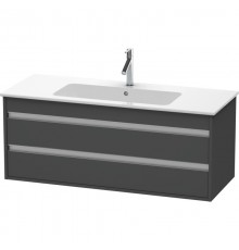 Тумба графит матовый 120 см Duravit Ketho KT643104949