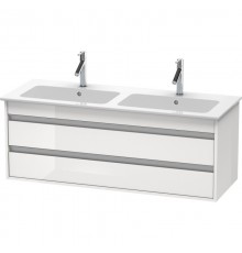 Тумба белый глянец 127 см Duravit Ketho KT643202222