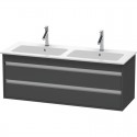 Тумба графит матовый 127 см Duravit Ketho KT643204949 Тумба графит матовый 127 см Duravit Ketho KT643204949