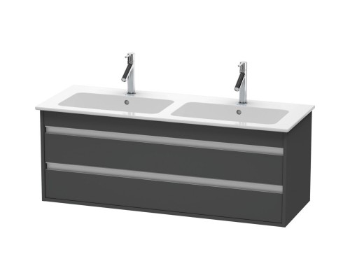 Тумба графит матовый 127 см Duravit Ketho KT643204949