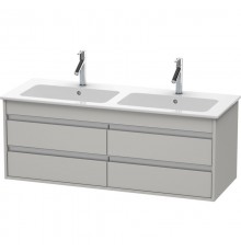 Тумба бетонно-серый матовый 127 см Duravit Ketho KT643300707